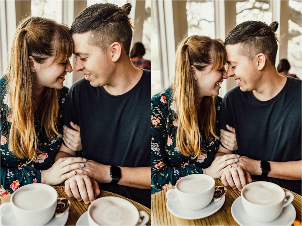 Matt and Erin - Couples Coffee Shop Sesh - Pensacola Wedding Photographers - Wedding Photography Pensacola - Love, Anneliese Photography