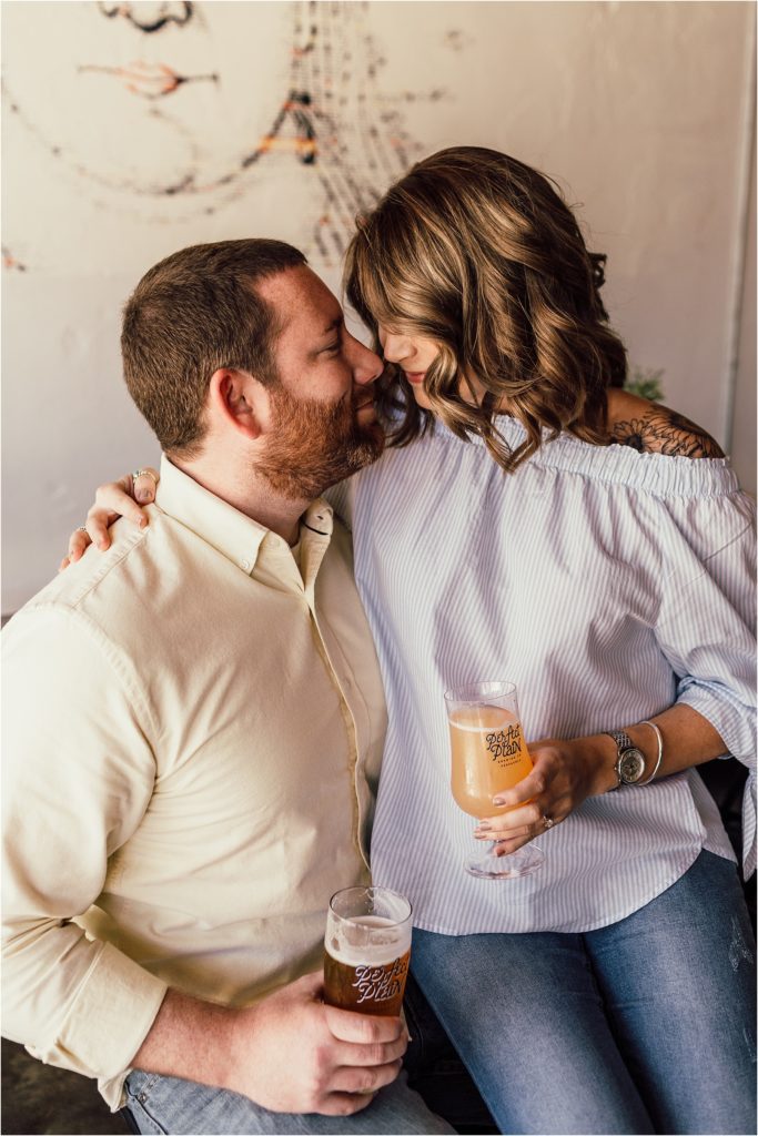 Pensacola Engagement Session Beer Photos