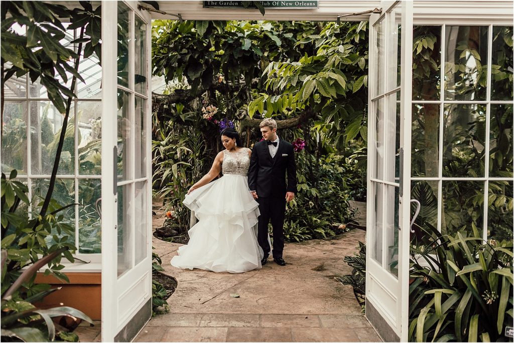 City Park New Orleans Wedding Greenhouse Photos