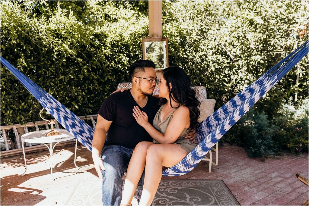 Palm Springs Engagement Session Hammock Photos