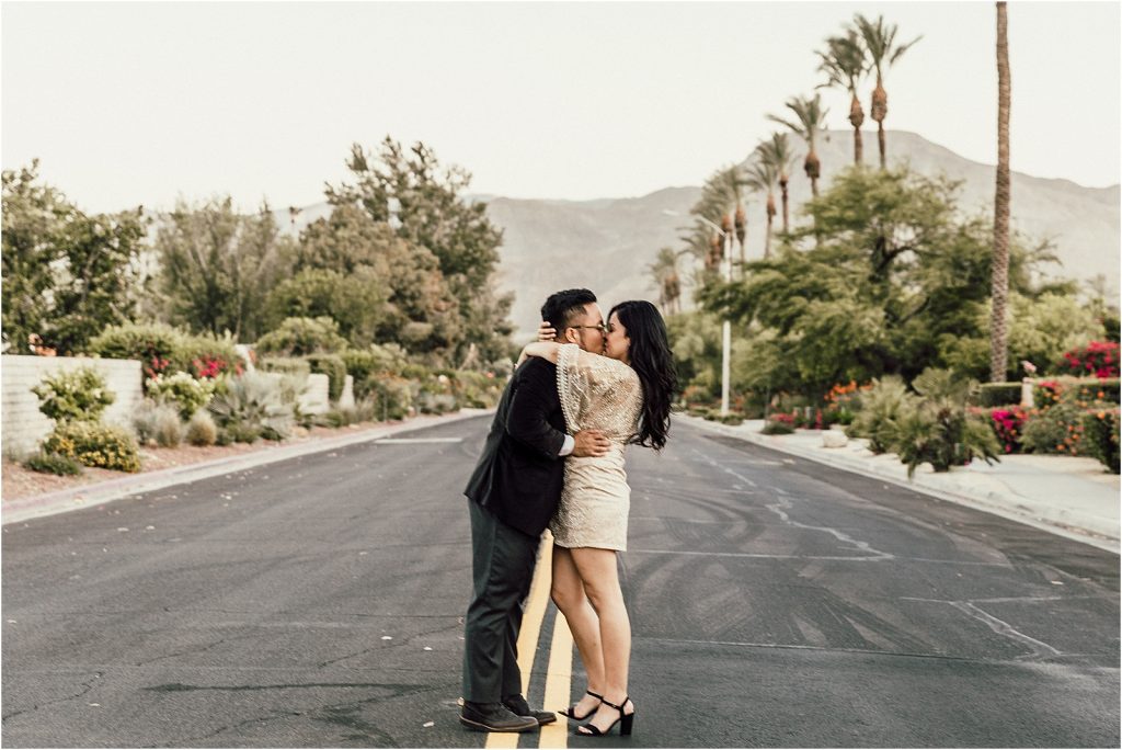 Palm Springs Engagement Session Street Photos