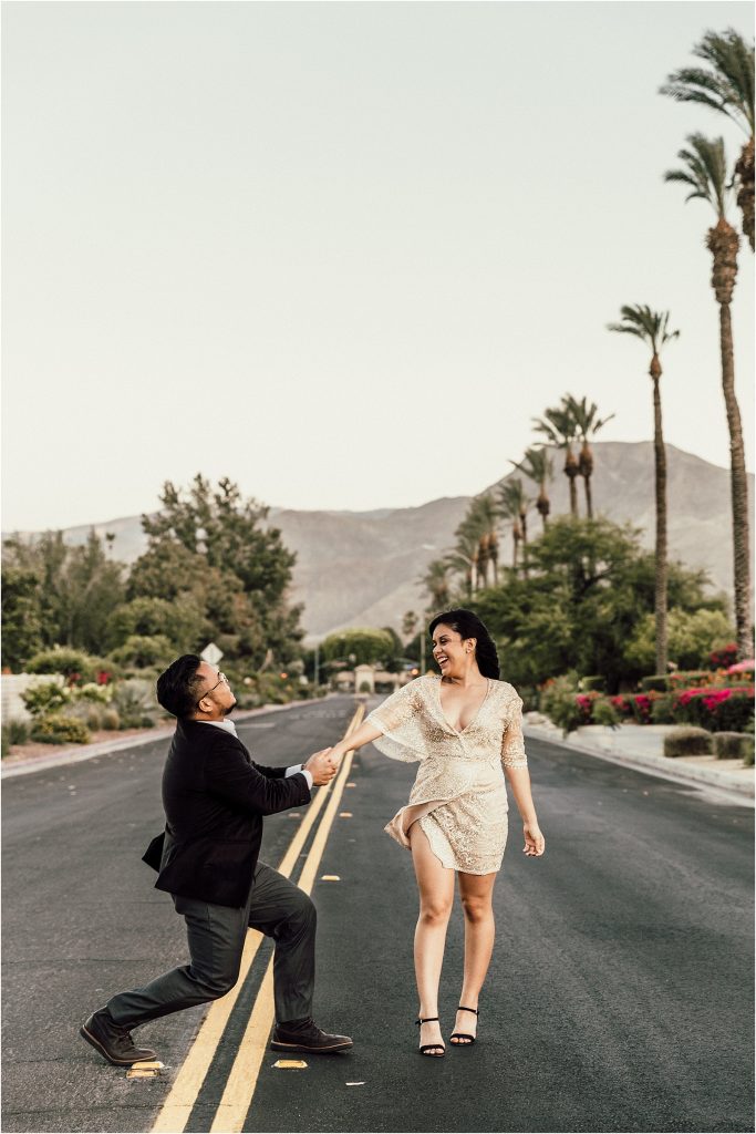 Palm Springs Engagement Session Will Smith Pose Photos