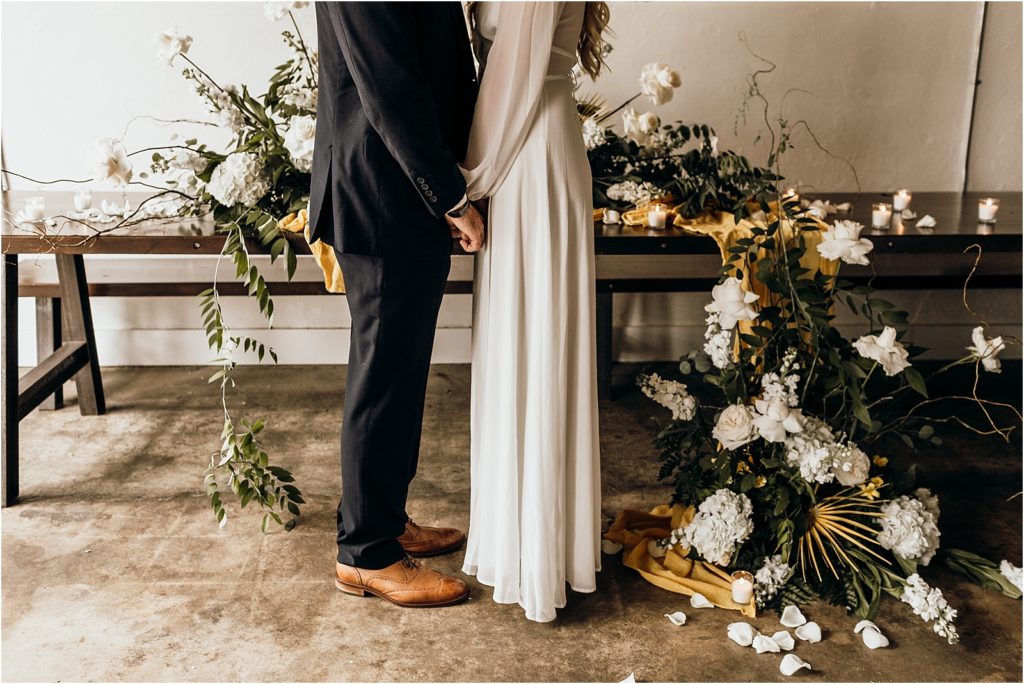 Perfect Plain Boho Wedding Inspiration Downtown Pensacola Wedding Industrial Ceremony Photos