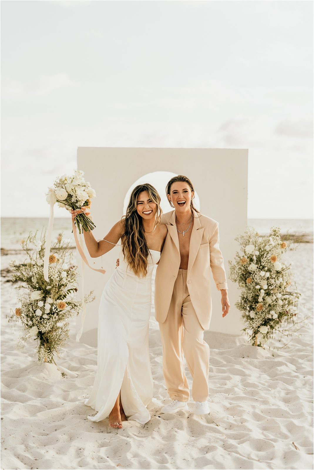 Maddy + Chloe Luxury 30A Elopement | Love, Anneliese Photography